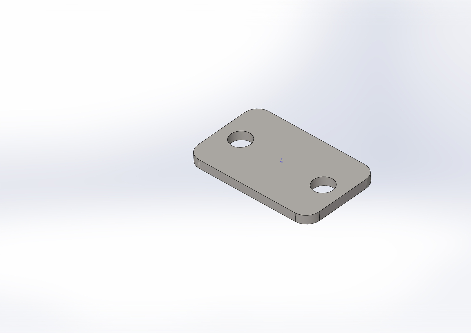 Pressure plate f / sensor holder -Halvfab-